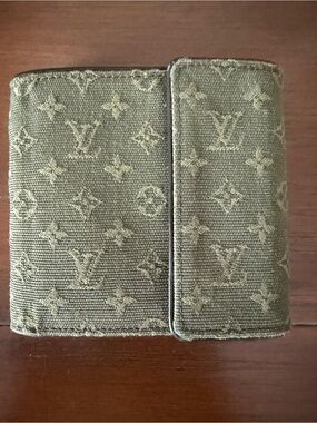Louis Vuitton Monogram Jacquard Card Case - Olive